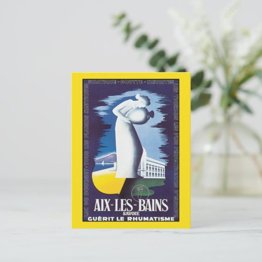 Briefkaart: Aix-les-Bains - Healing Waters Briefkaart (Staand voorkant)