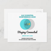 Briefkaart AJL Digital Conference 2020 (Voorkant / Achterkant)
