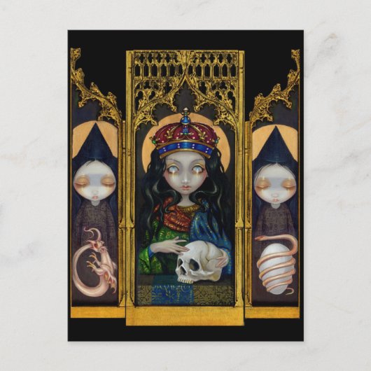 briefkaart "Alchemical Queen" (Voorkant)