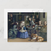 briefkaart "Alice and Las Meninas" (Voorkant / Achterkant)