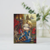 briefkaart "Alice en de Bosch Monsters" (Staand voorkant)