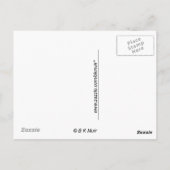 Briefkaart - Alpaca - Wens dat je hier was (Achterkant)