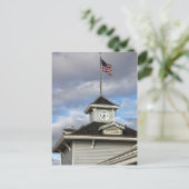 briefkaart "Amerikaanse vlag" (Staand voorkant)