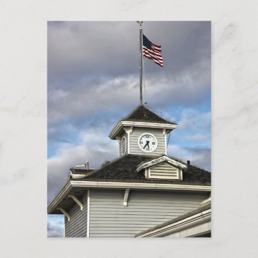 briefkaart "Amerikaanse vlag" (Voorkant)