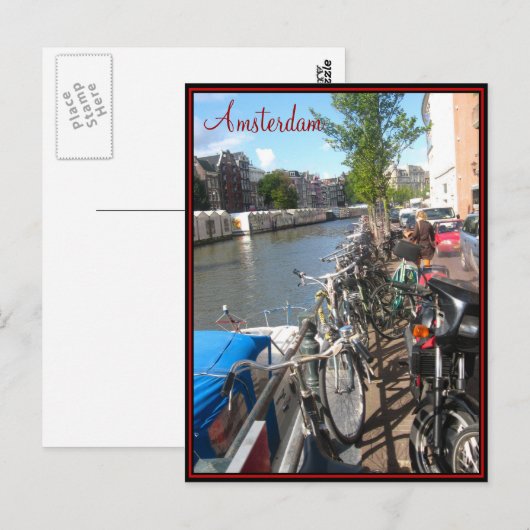 Briefkaart Amsterdam (Voorkant / Achterkant)