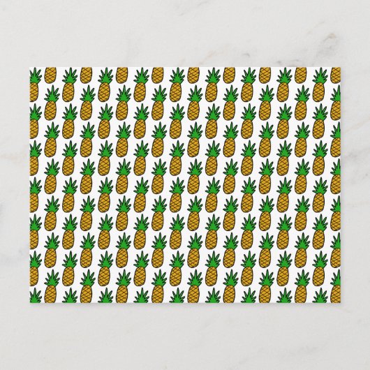 Briefkaart ananas (Voorkant)
