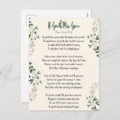 Briefkaart Annie Johnson Flint geeft meer genade (Voorkant / Achterkant)