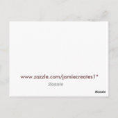 Briefkaart Antiek naaimachine (Achterkant)