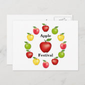 Briefkaart appelen (Voorkant / Achterkant)