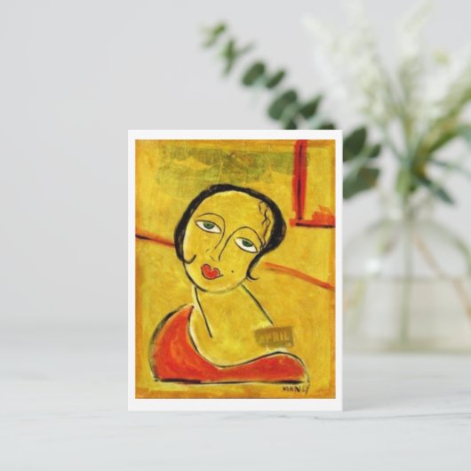 Briefkaart april (Staand voorkant)