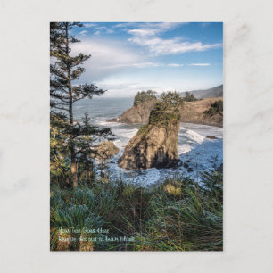 Briefkaart: Arch Rock Zee Stacks 4 Briefkaart