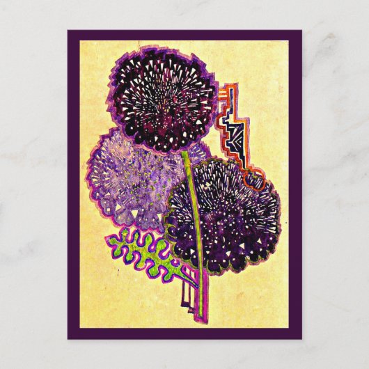 Briefkaart- Art-Charles Rennie Mackintosh 5 Briefkaart (Voorkant)