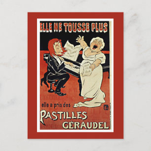Briefkaart: Art Nouveau - Pastilles Geraudel Briefkaart