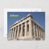 Briefkaart Athene (Voorkant / Achterkant)
