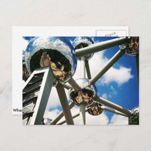 Briefkaart atomium (Voorkant / Achterkant)
