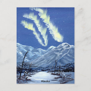 Briefkaart Aurora Lights