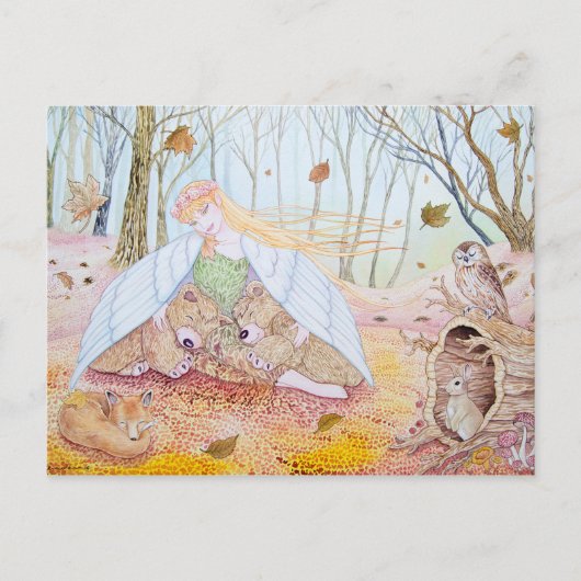 briefkaart "Autumn Breeze" (Voorkant)