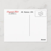 Briefkaart: Autumn Mt. Rainier Briefkaart (Achterkant)