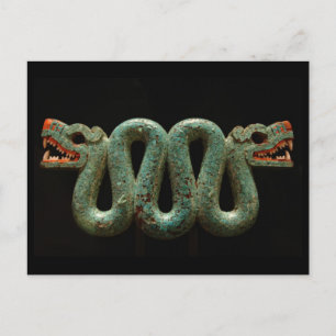 Briefkaart: Aztec serpent Briefkaart