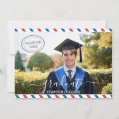 Briefkaart Bagageavontuur begint afstudeerfeest (Achterkant)