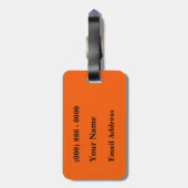 Briefkaart Bagagelabel van Boston (Achterkant verticaal)