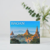 Briefkaart Bagan, Myanmar (Birma) (Staand voorkant)