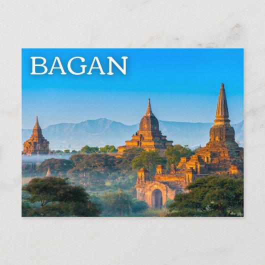 Briefkaart Bagan, Myanmar (Birma) (Voorkant)
