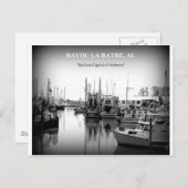 BRIEFKAART - BAJE LA BATRE, ALABAMA (Voorkant / Achterkant)