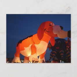 Briefkaart ballongloed