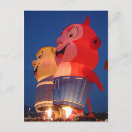 Briefkaart ballongloed