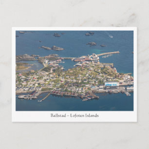 Briefkaart Ballstad Lofoten