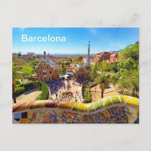 Briefkaart Barcelona (Voorkant)