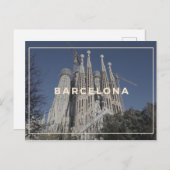 Briefkaart Barcelona (Voorkant / Achterkant)