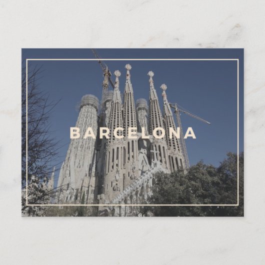 Briefkaart Barcelona (Voorkant)
