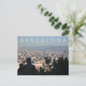 Briefkaart Barcelona (Staand voorkant)