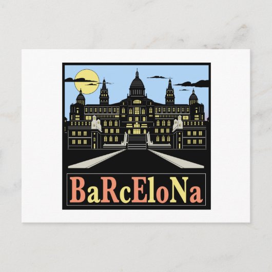 Briefkaart Barcelona (Voorkant)