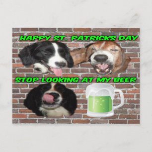 Briefkaart Basset Hound Stop met kijken naar mijn