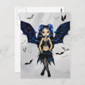 briefkaart "Bat Wings" (Voorkant / Achterkant)