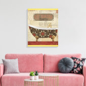 Briefkaart Bath Canvas Afdruk (Insitu (Woonkamer))
