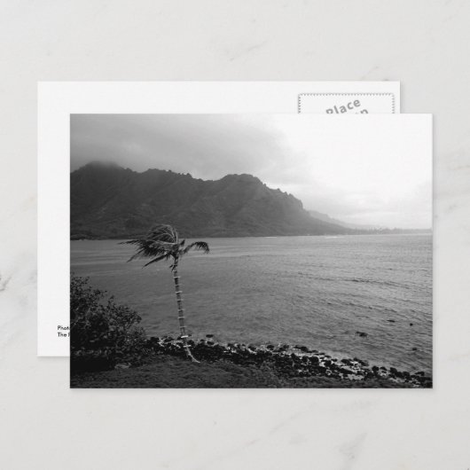 briefkaart "Beach Front" (Voorkant / Achterkant)