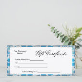 Briefkaart Bedrijfscadeaubonnen Kaart Rack (Staand voorkant)