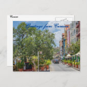 Briefkaart begroetingen op Curaçao (Voorkant / Achterkant)