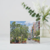 Briefkaart begroetingen op Curaçao (Staand voorkant)