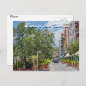 Briefkaart begroetingen op Curaçao (Voorkant / Achterkant)