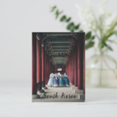 Briefkaart behandelt Zuid-Korea eenvoudig en elega (Staand voorkant)