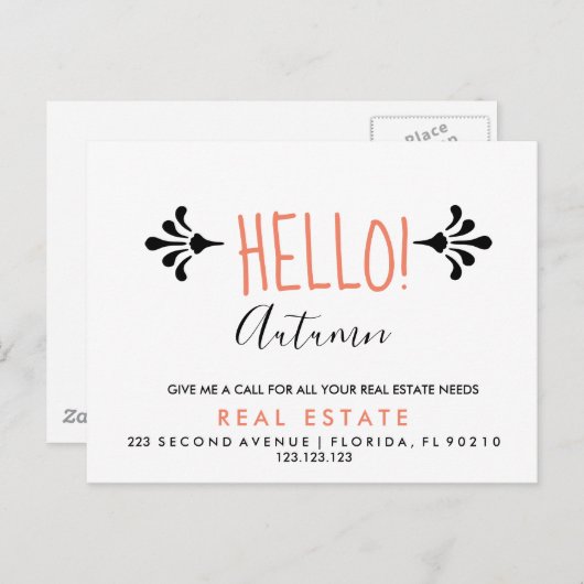 briefkaart bekendmaking (Voorkant / Achterkant)