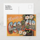 Briefkaart bekendmaking Georgië (Voorkant / Achterkant)