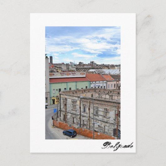 Briefkaart Belgrado (Voorkant)