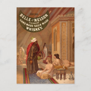 Briefkaart: Belle van Nelson Whiskey Briefkaart