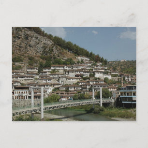 Briefkaart Berat-brug, Albanië